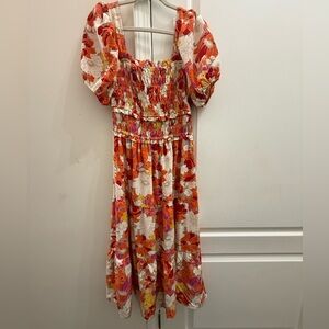 Floral Multicolor Maxi Dress